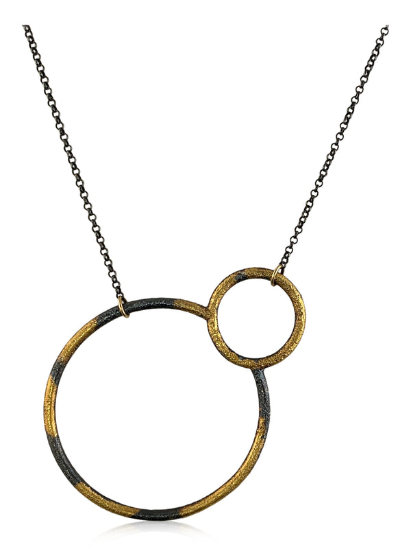 Pompeii Double Circle Necklace