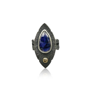 Aura Shield Ring -  Iolite