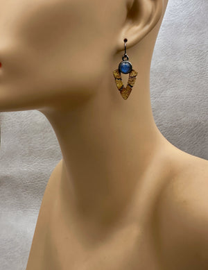 Bedrock Chevron Drops -  Moonstone