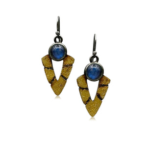 Bedrock Chevron Drops -  Moonstone