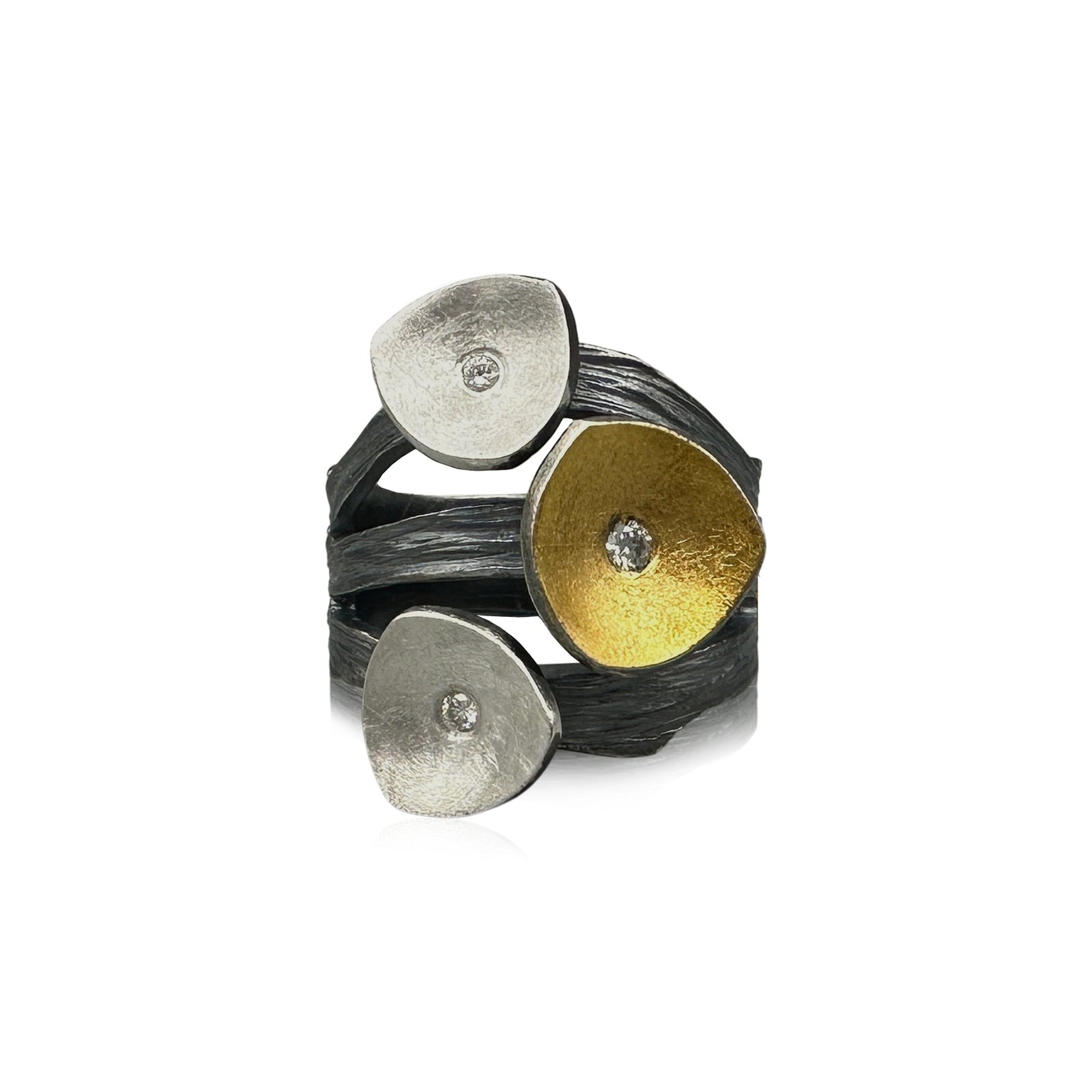 Cloud Forest Triplet Ring - OX