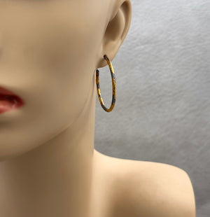 Pompeii Hoops  - Large - 1 1/2"