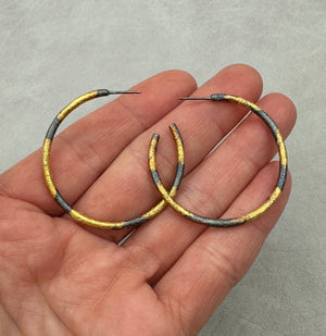 Pompeii Hoops  - Large - 1 1/2"