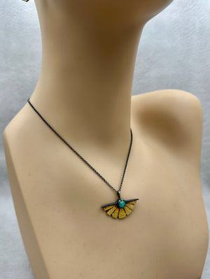 Sunburst Pendant - Large - Opal