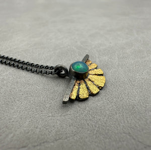 Sunburst Pendant - Large - Opal