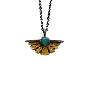 Sunburst Pendant - Small - Opal