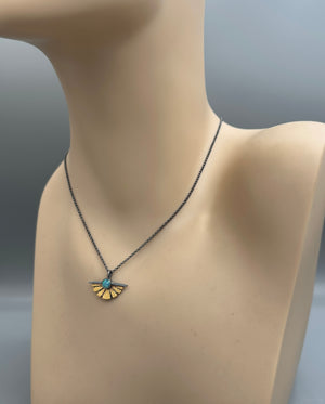 Sunburst Pendant - Small - Opal