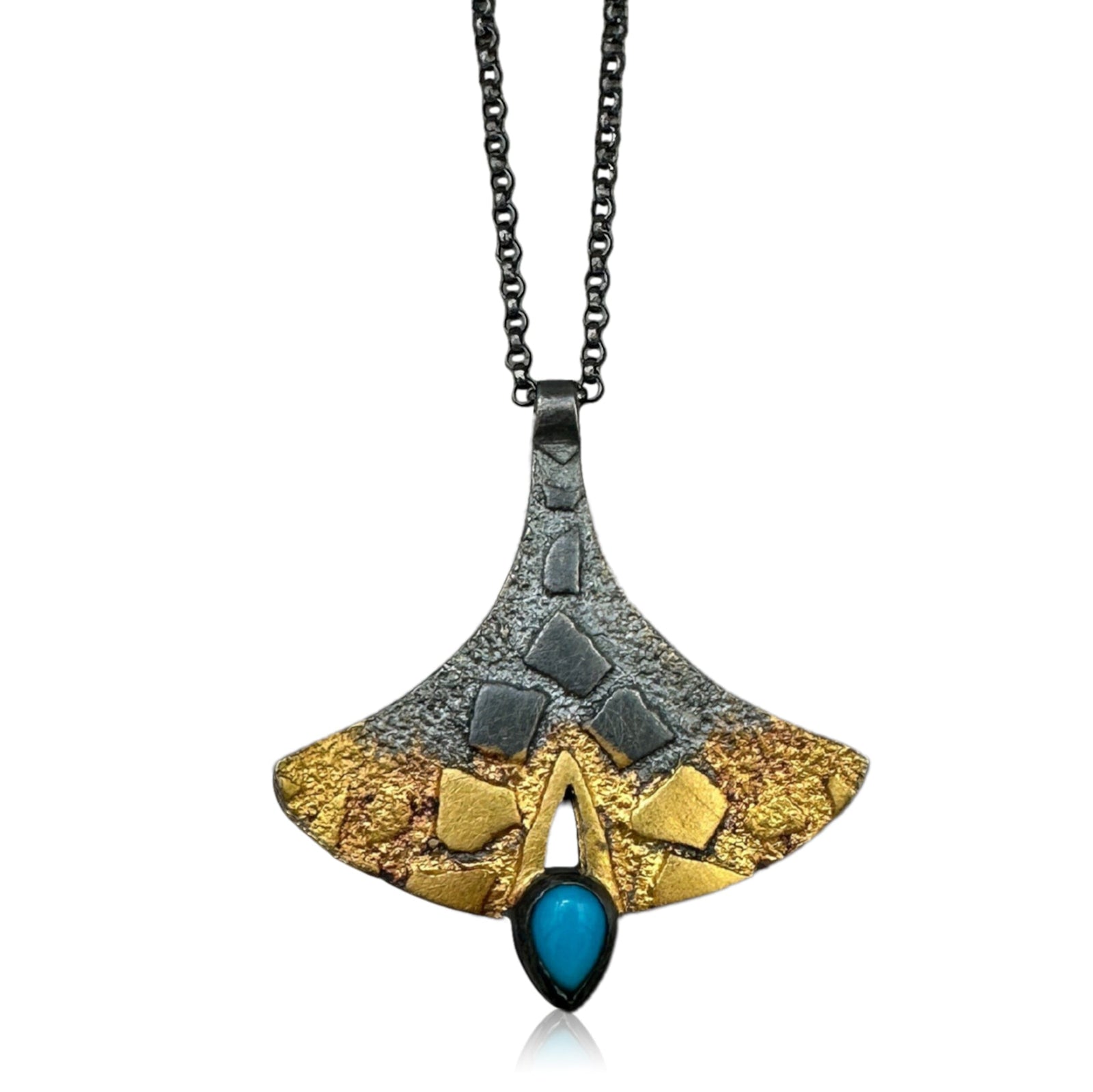 Ray Pendant - Small - Turquoise
