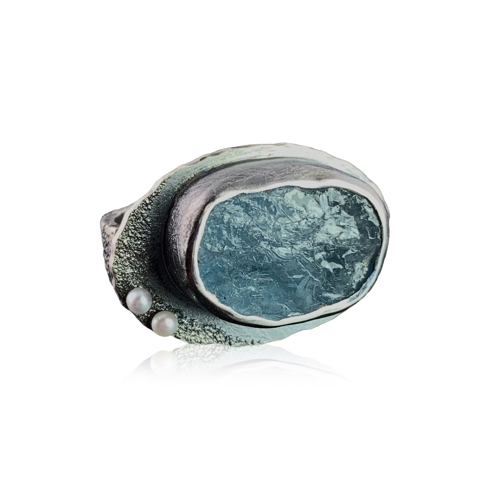 Aqua Nebula Ring