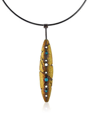 Tapered Cove Pendant  - Turquoise