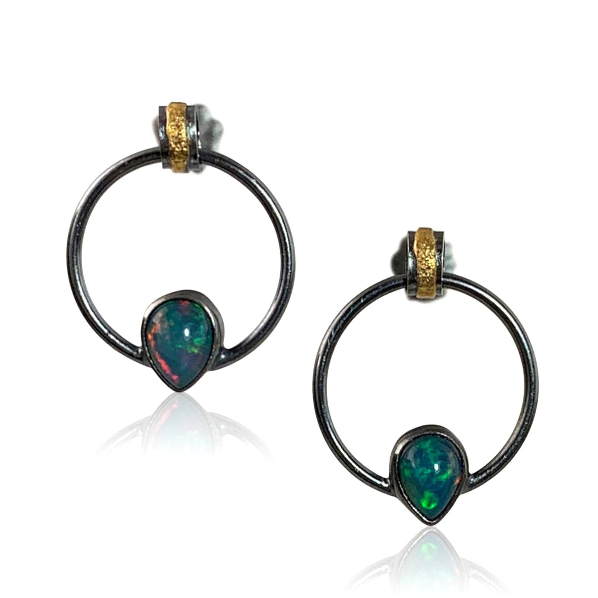 Opal Hoops Drops