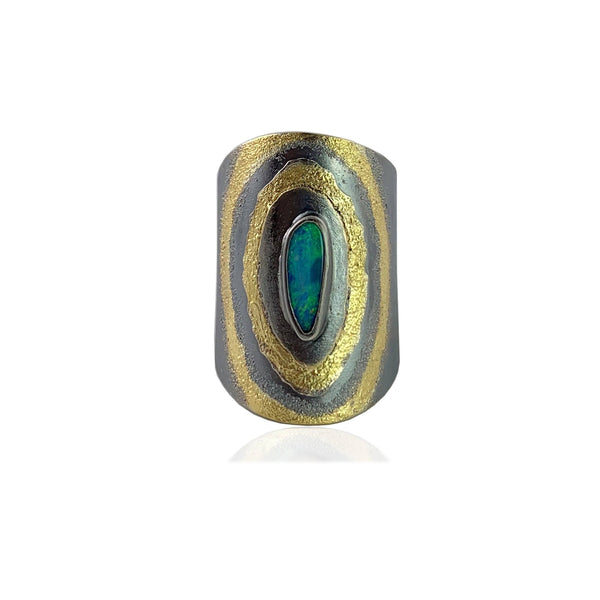 Opal Nebula Ring