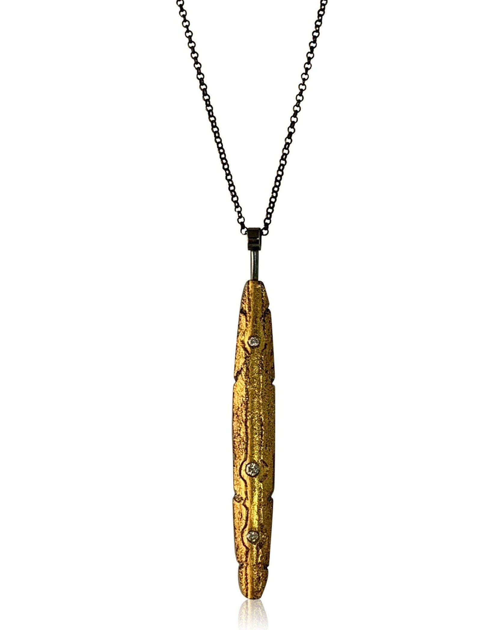 San Andreas Spire Pendant - Gold