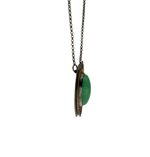 Sequoia Necklace with Chrysoprase