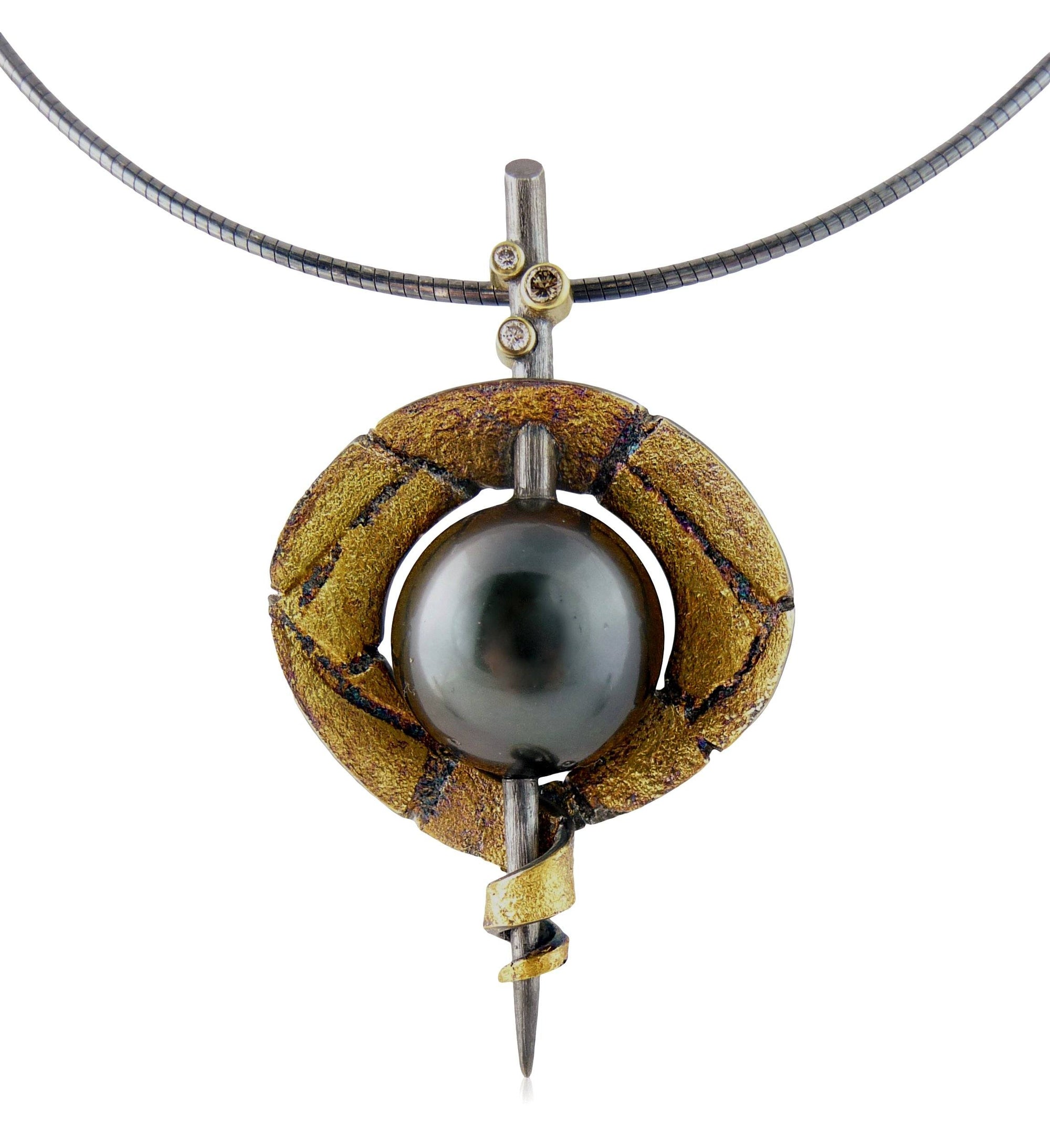 Tahitian Pearl Stingray Pendant